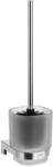 RAVAK Chrome - Falra szerelhető WC kefe tartóval, üveg/króm X07P1371 (X07P1371)