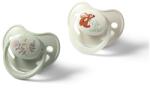 BabyOno Take Care Anatomical Silicone Soothers биберон Day & Night 6-18m 2 бр