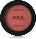Catrice Soft Blur Powder Brush fard de obraz sub forma de pudra cu efect matifiant culoare 060 Berry me later! 5 g