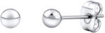 Silvego Fülbevaló sebészeti acélból - golyók 4 mm nőknek és gyerekeknek KMM68742