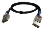 QNAP CAB-PCIE10M-8644-8X sorosan kapcsolt SCSi (SAS) kábel 1 M Fekete (CAB-PCIE10M-8644-8X)