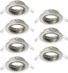 EGLO Süllyesztett lámpa keret, 7 darabos - Agulo Eglo 75858, 7xGU10 foglalattal, 220-240 V, IP20/IP23 (75858)