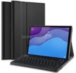 Gigapack Tok álló, bőr hatású (FLIP, bluetooth billentyűzet, asztali tartó, QWERTY, angol nyelvű) FEKETE (GP-103012) (GP-103012)