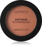 Catrice Soft Blur Powder Brush púderes arcpír matt hatással árnyalat 050 Born to blonze 5 g