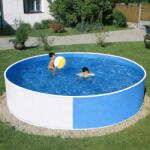 Mountfield Azuro Blue-White acélfalú medence létrával, 360x90cm () (3EXB0136)