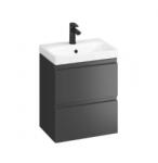 Cersanit MODUO SLIM Antracit alsószekrény mosdóval, több méretben (S801-468-DSM)