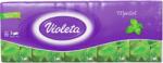 Violeta papírzsebkendő 3 rétegű 10x10 db Mentol