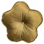 Atmosphera Créateur d'intérieur Dekoratív párna, Atmosphera, virág alakú, zöld-arany, 45x6, 5cm (47187)