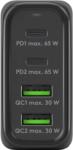 Goobay USB-C PD GaN Multiport Fast Charger (68 W) v2 fekete (64817)
