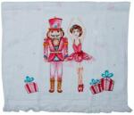 Clayre & Eef Konyhai kéztörlő 40x66cm, pamut Pastel Nutcracker (ZV-8717459939998)