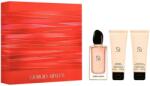 Set Giorgio Armani: Si, Eau De Parfum, For Women, 100 ml + Si, Body Lotion, Body, 75 ml + Si, Hydrating, Shower Gel, All Skin Types, 75 ml