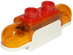 LEGO® Alkatrészek (Pick a Brick) Fehér duplo sziréna, narancssárga fénnyel - használt 6285774 (6285774)