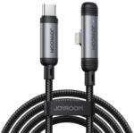 JOYROOM iPhone 12 Pro Max JOYROOM S-A56 ENJOYX SERIES cablu de date Type-C - fulger, șiret, NEGRU (S-A56_CL)