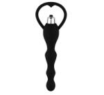 Guilty Toys Bile Anale Silkey 10 Moduri Vibratii Silicon Negru 17 cm Guilty Toys