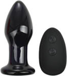 Guilty Toys Dop Anal Vibro Plug Glass, Remote Control, 10 Moduri Vibratii, Sticla Premium, USB, Albastru, 10.3 cm, Guilty Toys, Backdoor Pleasure