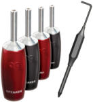 AudioQuest 500BS ezüstözött banándugó (4db/csomag)