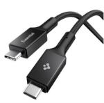 Spigen Essential Eb10015cc Adatkábel Type-C - Type-C, Cipőfűző, Fekete