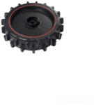 Worcraft Fűnyíró kerék, Worcraft RLM-20Li robotporszívóhoz, fekete, 17. számú pótalkatrész, ütésálló műanyag, bordázott futófelület, csillag-profilú illesztés, hátsó, 1 db (TC1119938)