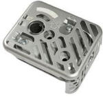 Strend Pro Fűnyíró kipufogó, Strend Pro Garden QL41S-139, QL46P-139, QL46P-139E fűnyírókhoz, fémes szürke, hangtompító, hőálló acél, korrózióálló (TC1118275)