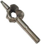 Strend Pro Fűnyíró főtengely, Strend Pro Garden QL41S-139, QL46P-139, QL46P-139E fűnyírókhoz, fémes szürke, edzett acél, gyári minőségű (TC300040)