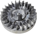 Strend Pro Fűnyíró lendkerék, Strend Pro Garden QL51PD-196 benzinmotoros fűnyíróhoz, szürke, 3. számú pótalkatrész, alumínium ötvözet, hűtőbordás (TC117115)