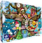 Black Sea Puzzle Black Sea din 1000 piese - Crăciunul locuitorilor pădurii (BS82446) Puzzle