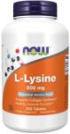 NOW L-Lysine, 500 mg, 250 tablete, Now