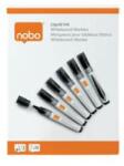Nobo Táblamarker, folyékonytintás, kúpos, 1-3 mm, NOBO, fekete (1915377) - patronbolt