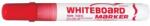 FlexOffice Táblamarker, 2, 5 mm, kúpos, FLEXOFFICE "WB02", piros (FO-WB02RED) - patronbolt