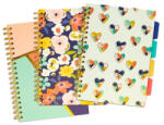 Pukka Pad Spirálfüzet, B5, vonalas, 100 lap, PUKKA PAD Floral Love Project Book, vegyes minta (9033-CD)