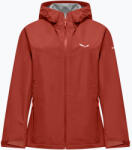 Salewa Női esőkabát Salewa Puez Aqua 4 PTX 2.5L etruscan red