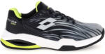 Lotto Încălțăminte de tenis pentru bărbați Mirage 200 II PRT Clay All Black/All White EUR 43, 5