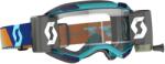 SCOTT Fury WFS motokrossz szemüveg kék-narancssárga, átlátszó plexivel