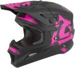Cassida Cross Cup 2 Crew Junior gyerek motokrossz bukósisak matt fekete-fluo rózsaszín