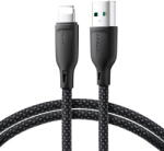 JOYROOM Multi-Color Series SA34-AL3 USB-A / Lightning 3A Cable 1m - Black - pcone
