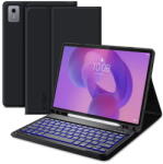 Tech-Protect TB-361 Tech-Protect tolltartós Lenovo Idea Tab Plus tok billentyűzettel, Fekete (TB-361)