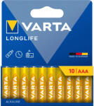 VARTA 4103101761 Longlife AAA mikroceruza elem 10db/bliszter
