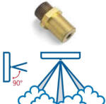 AVS ER390 - 90° - 3 lyukas fúvóka