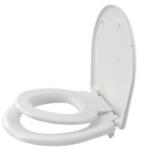  WC ülőke, Alcaplast, A606, univerzális, integrált betéttel, Softclose - lecsapódásgátlós (A606)