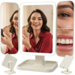 Soulima szétnyitható sminktükör LED világítással (26952) - hasznos-holmik