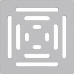 Alcadrain ALCA rozsdamentes rács 102x102mm APV rozsdamentes padlóösszefolyókhoz (MPV012) (MPV012)