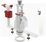 Alcaplast ALCA SA08AK 3/8" CHROM szett: öblítő kettős nyomógombbal, oldalsó bekötésű töltőszelep 3/8", vakdugó, csavarok, tömítések (SA08AK-38)