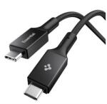 Spigen Essential Eb24015cc Adatkábel Type-C - Type-C, Cipőfűző, Fekete