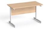 MAYAH Íróasztal, szürke fémlábbal, 120x70 cm, MAYAH Freedom SV-25 , tölgy (IBXA25T) - iroda24