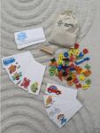 Mamido Sac Magic cu Plăci - Litere magnetice MT110 (MT110) Jucarii de constructii magnetice