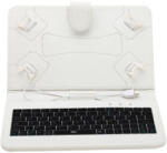 MRG Husa tableta MRG M536, Cu tastatura, MicroUSB, Model X, 7 inch, Alb