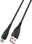VEGER Cablu de date Veger V104, Type-C, 2.4A, Negru
