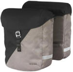 racktime Vida Double Bag, Carbon Black/stone Grey Csomagtartó Táska - elitebike