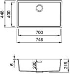Elleci ELLECI- Mosogatótálca Zen-F 130 Keratek K87 Cocoa bronz tartozékokkal (LKZ13096F01BRZ)