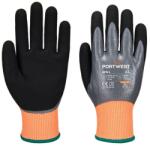 Portwest AP51 CUT F15 AQUA / Vágásálló nitril kesztyű, F szint - szürke/fekete M (AP51G8RM)